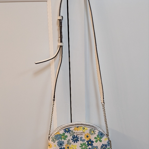 Kate Spade Floral Crossbody Bag - White and Multicolor - Picture 1 of 4